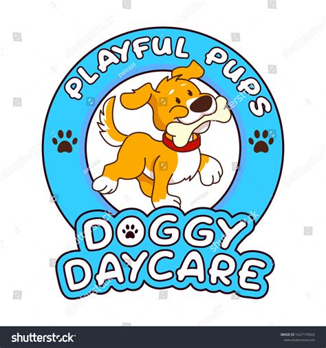 Doggy Daycare Puppy Vet Logo Stock Vector (Royalty Free) 1627170565 ...