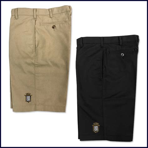 Vicki Marsha Uniforms Boys Flat Front Shorts with Embroidered Logo - Juniors - Servite High School