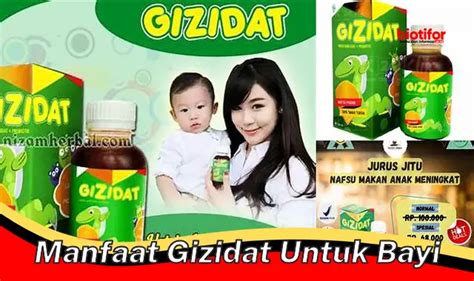 Temukan Manfaat Gizidat Untuk Bayi Yang Jarang Diketahui Biotifor