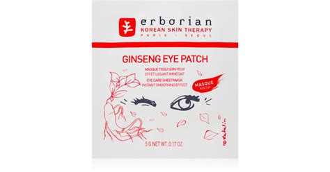 Erborian Ginseng Shot Mask Masque En Tissu Revitalisant Contour Des