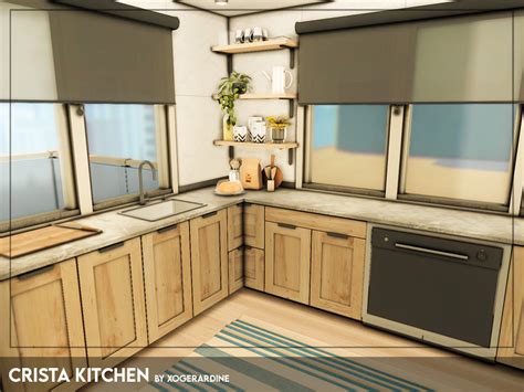 The Sims Resource Crista Kitchen TSR Only CC