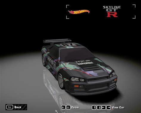 Need For Speed Most Wanted Car Showroom LRF S Hot Wheels Nissan Skyline GT R R NFSAddons