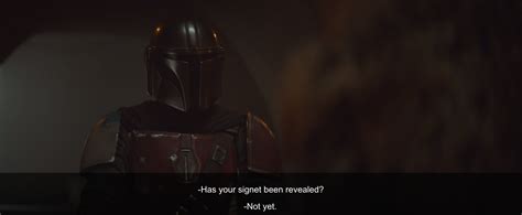 Mandalorian Theory The Signet Is A Huge Clue About The Series Arc