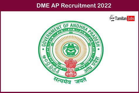 DME AP Recruitment 2022 Out Apply 59 Assistant Professor Posts