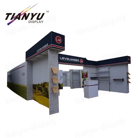 Customize Cloth Booth Make By Modular Product System China Exhibition