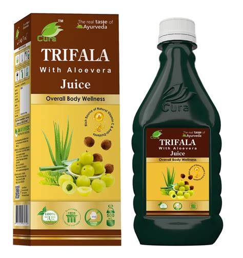 Triphala With Aloe Vera Juice Packaging Type Bottle Packaging Size