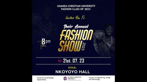 Ucu Annual Fashion Show And Art Exhibition Youtube