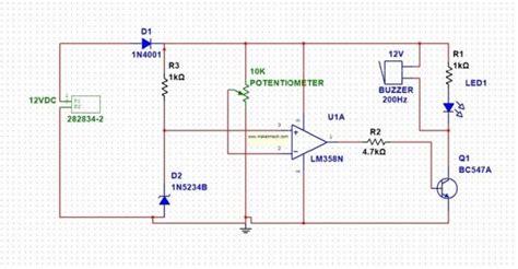 12v Buzzer Circuit Diagram