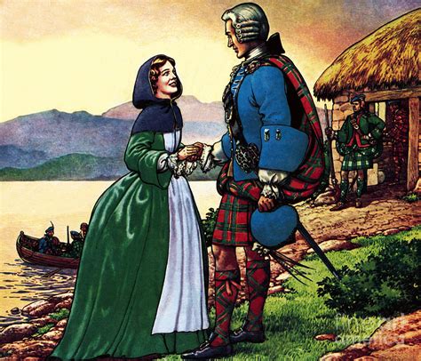 Bonnie Prince Charles And Flora Macdonald Painting By Pat Nicolle Fine Art America