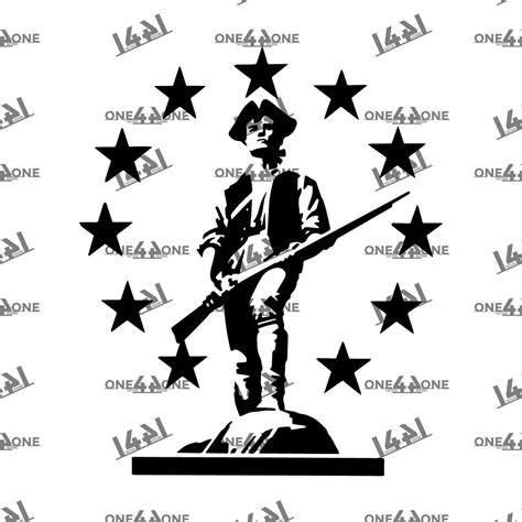 Minuteman Minutemen Militia Minute Man Png Ai Eps Svg Vector