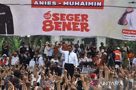 Kampanye Akbar Anies Baswedan Di Bekasi Antara News