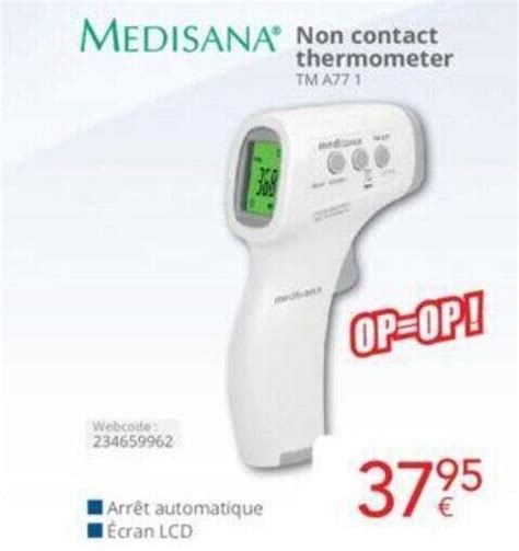 MEDISANA Non Contact Thermometer TM A77 1 Promotie Bij Eldi