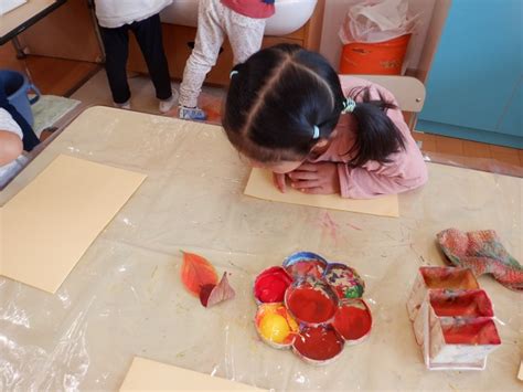 秋の製作をしました 園日記 ちとせこども園