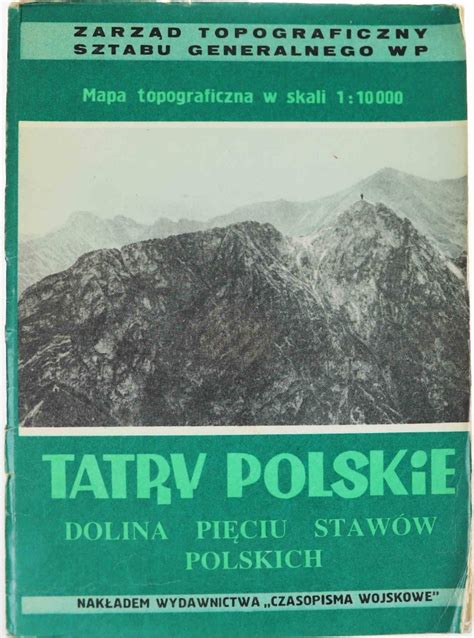 Tatry Polskie Dolina Pi Ciu Staw W Mapa Mielec Kup Teraz