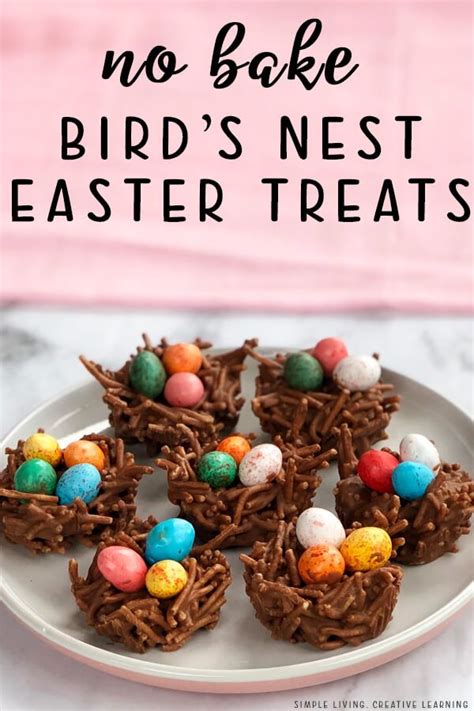 Delicious And Easy No Bake Bird S Nest Easter Treats