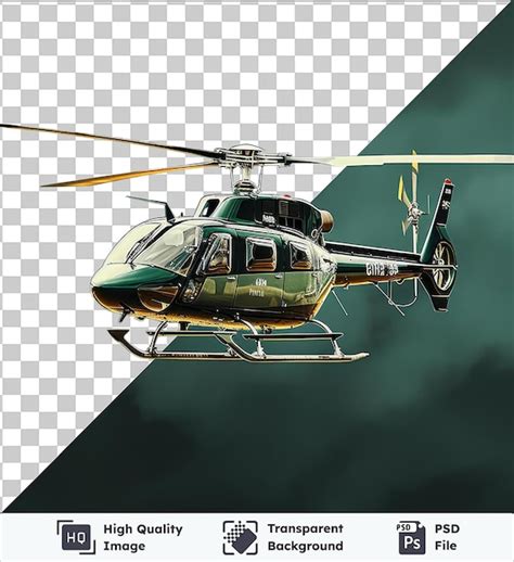 Fundo transparente psd fotográfico realista helicóptero piloto s