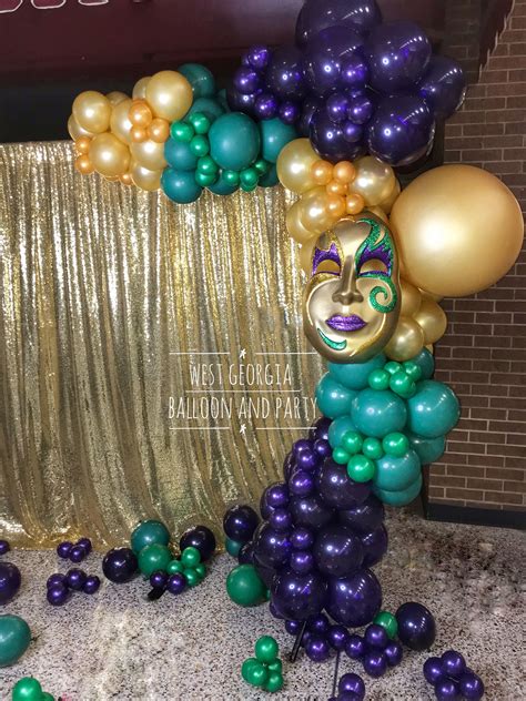 110 Pack Mardi Gras Balloons Party Decorations Purple Green Gold