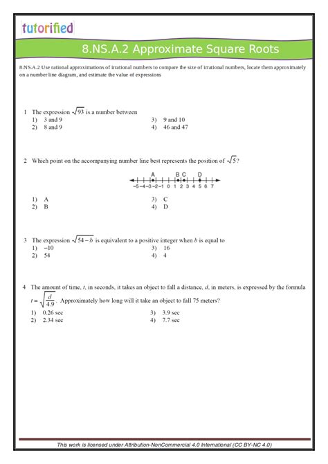 8th Grade Common Core Math Worksheets Worksheets Library