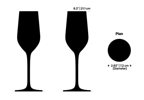 Wine Glasses Dimensions And Drawings