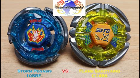 Beybattle Storm Pegasus Vs Flame Sagittario Metal Fight Beyblade Epic