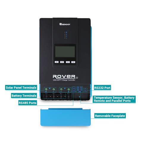 Order Your Li 100 Amp Mppt Solar Charge Controller Rover Renogy Solar