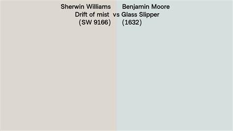 Sherwin Williams Drift Of Mist Sw 9166 Vs Benjamin Moore Glass