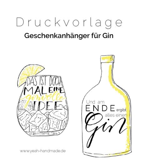 Anzeige DIY Flaschenanhänger selber machen mit Needle Gin als