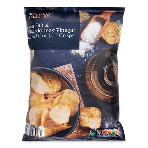 Sea Salt Chardonnay Vinegar Hand Cooked Crisps 150g Specially