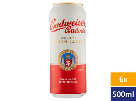 Budweiser Budvar Original Světlý Ležák 6 X 0 5l Plech