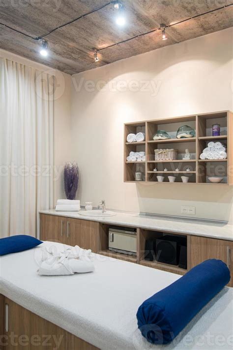 A massage room in the spa complex 12851346 Stock Photo at Vecteezy