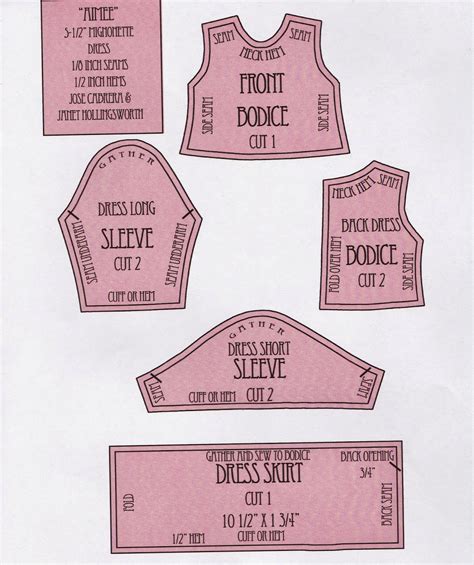 Free Printable Sewing Patterns For Barbie Dolls - FreePrintablePattern.com