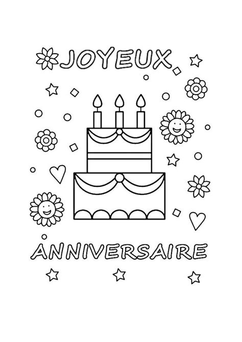 Coloriage Joyeux Anniversaire Vous T L Charger Et Imprimer Gratuit