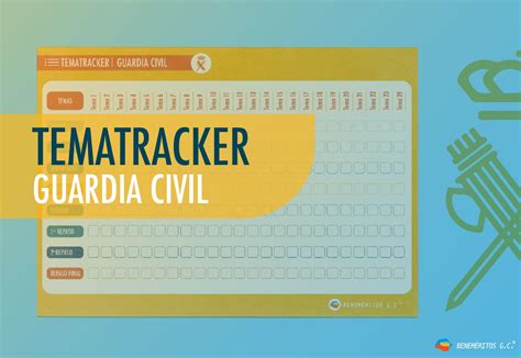 Tematracker Para Guardia Civil Preparadores De Oposiciones Guardia Civil