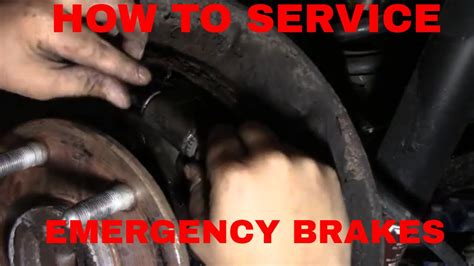 How To Service The Emergency Brake 2004 Chevy Avalanche YouTube