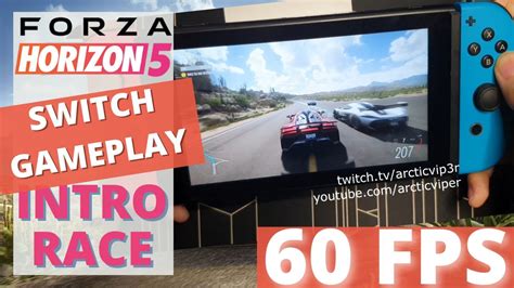 Forza Horizon Nintendo Switch Gameplay Intro Race Fps Youtube