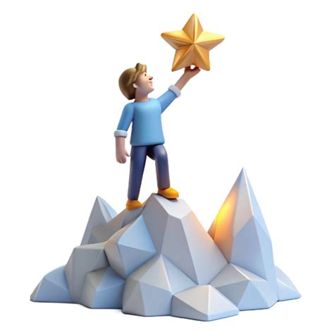 Achieving Success Reaching for the Top 56550574 PNG