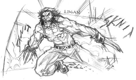 Logan Sketch By Darnof On Deviantart
