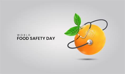 Premium Vector World Food Safety Day Food Day 3d Illustration