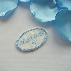 Small Wedding Dress Label Something Blue Custom Label Etsy