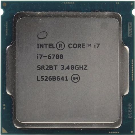 Процессор Intel Core I7 6700 3 40ghz 8mb 8gt S Sr2bt S1151 Tray фото отзывы