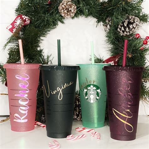 Starbucks Glitter Cup Glitter Reusable Cup Personalized | Etsy