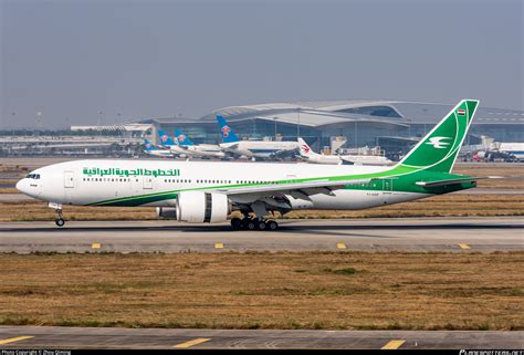 YI AQZ Iraqi Airways Boeing 777 29MLR Photo By Zhou Qiming ID 1160217