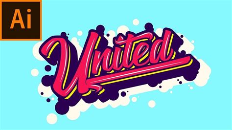 Cool Custom Grafitti Style Effect Text Adobe Illustrator Tutorial You