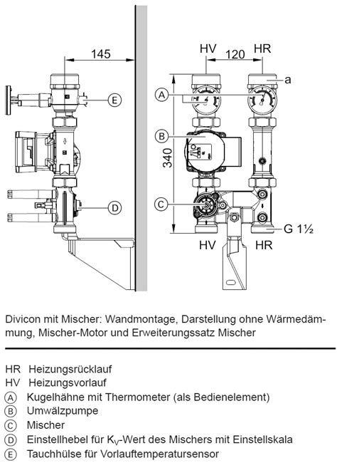 Divicon Dn Mit Mischer Und Erweiterungsatz Viessmann