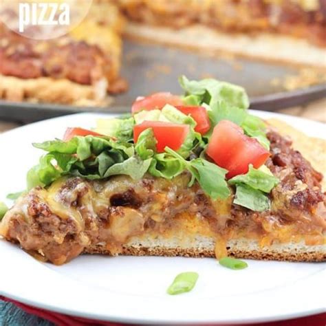 Easy Tostada Pizza Recipe - Yummy Healthy Easy