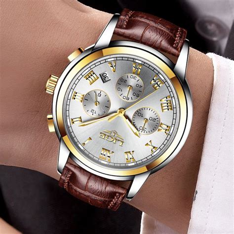 2017 New Watches Men Luxury Brand LIGE Chronograph Men Sports Watches