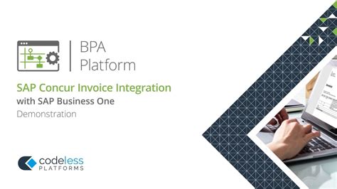 Sap Concur Invoice Integration Demonstration Youtube