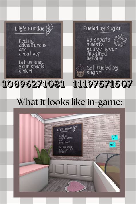 Roblox Bloxburg Cafe Boards Decal Restaurant Layout Bloxburg Decals Cafe Sign