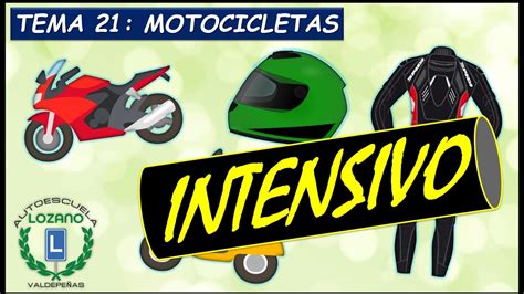 Intensivo Permiso B Tema Motocicletas Youtube