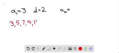 Solved Write The First Five Terms Of Each Arithmetic Sequence With The